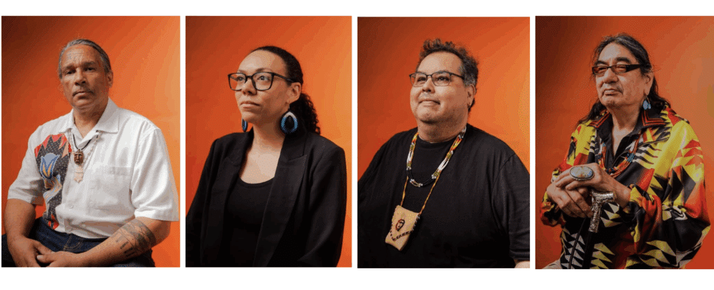 Four Native American (Lenape) speakers for opening event.